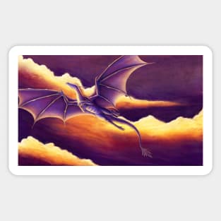 Sunset Dragon Sticker